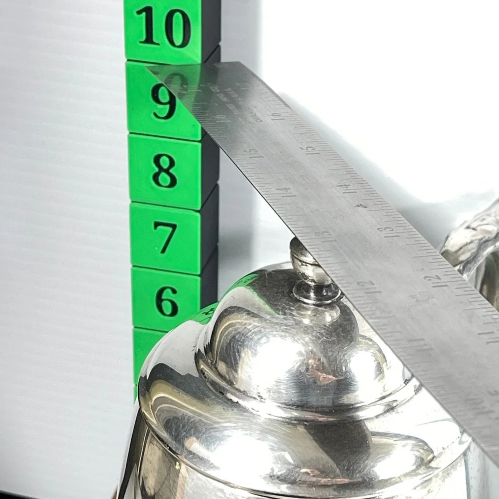 Sheridan‎ Silver Plate Coffee Pot Etched Swag Scroll Spout English FPS